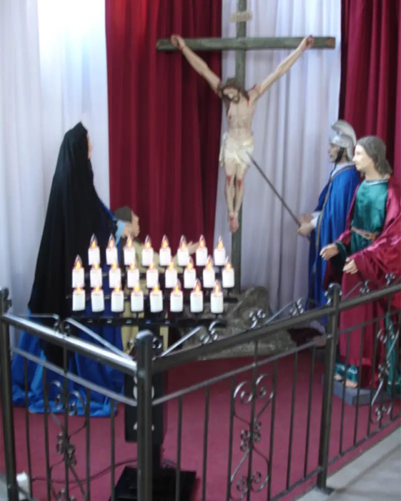 Lamparario en Hierro de 25 Velas
