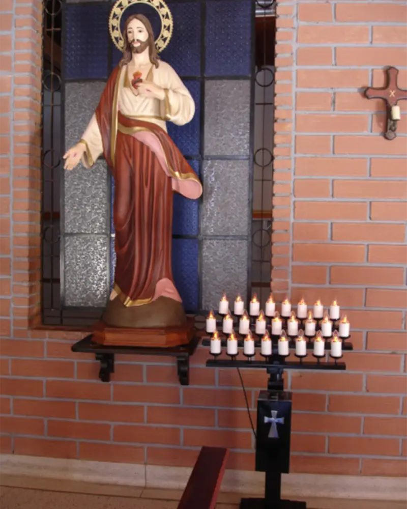 Lamparario en Hierro de 25 Velas – vista 2