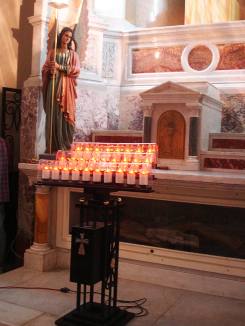Lamparario en Hierro Forjado de 27 Velas – vista 3