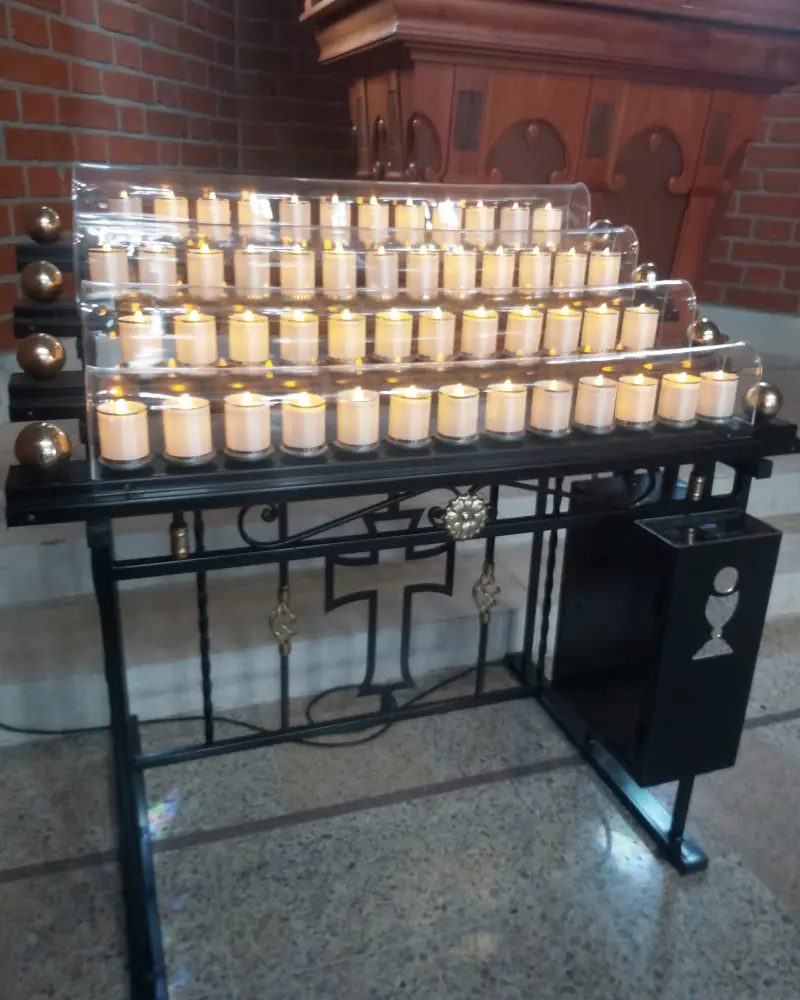 Lamparario en Hierro Forjado de 50 Velas – vista 3