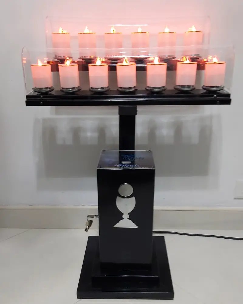 Lamparario en Lámina de 13 Velas