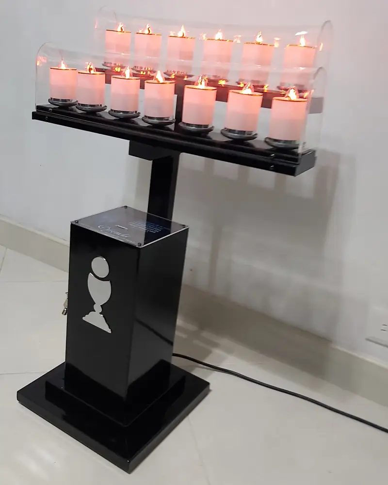 Lamparario en Lámina de 13 Velas – vista 4
