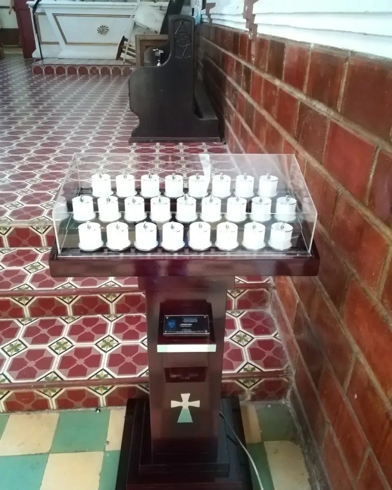 Lamparario en Madera de 25 Velas – vista 5