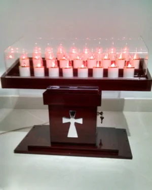 Lamparario Madera 25V Ref: 25VMDC